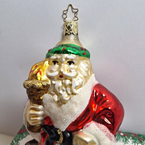 Ghost of Christmas Present Carol Old World Blown Glass Ornament With Box - Picture 4 of 16